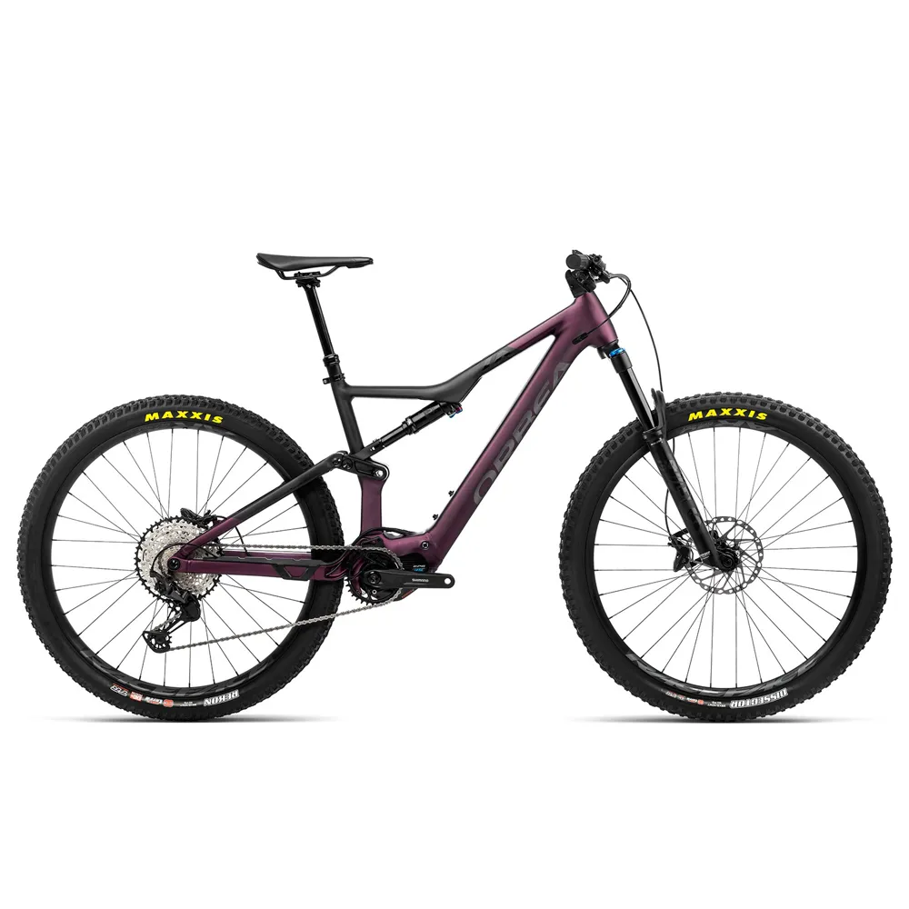 Orbea Rise H20 Electric Mountain Bike 2023 Metallic Mulberry/Black