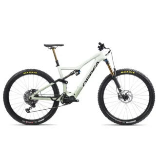 Orbea Rise M-Team 29er Mountain Bike 2022 Sap White/Green Fog