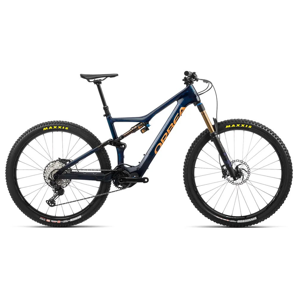 Orbea Rise M10 29er Electric Mountain Bike 2022 Coal Blue/Red Gold
