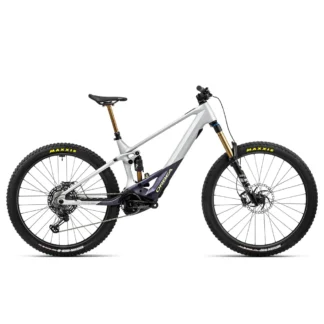Orbea Wild M-LTD Electric Mountain Bike 2023 Halo Silzver/ Tanzanite Carbon