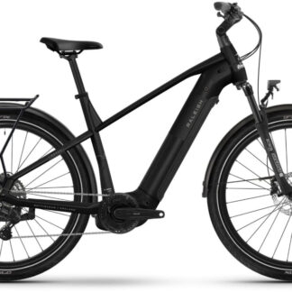 Raleigh Novus Derailleur Gear Crossbar Electric Bike L Black - Cycles UK