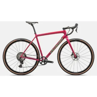 Specialized Crux Comp Gravel Bike 2024 Gloss Vivid Pink/Electric Green