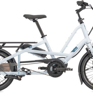 Tern Quick Haul Long D9 Electric Cargo Bike Satin Ice Grey - Cycles UK