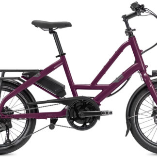 Tern Quick Haul P9 Compact Electric Cargo Bike Merlot - Cycles UK