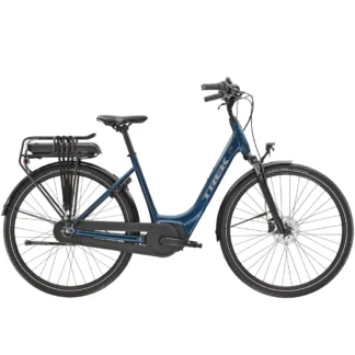 Trek District+ 1 Lowstep Electric Hybrid Bike 2023 Dark Aquatic