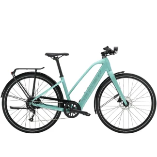 Trek FX+2 Stagger Electric Bike 2023 Blue Sage