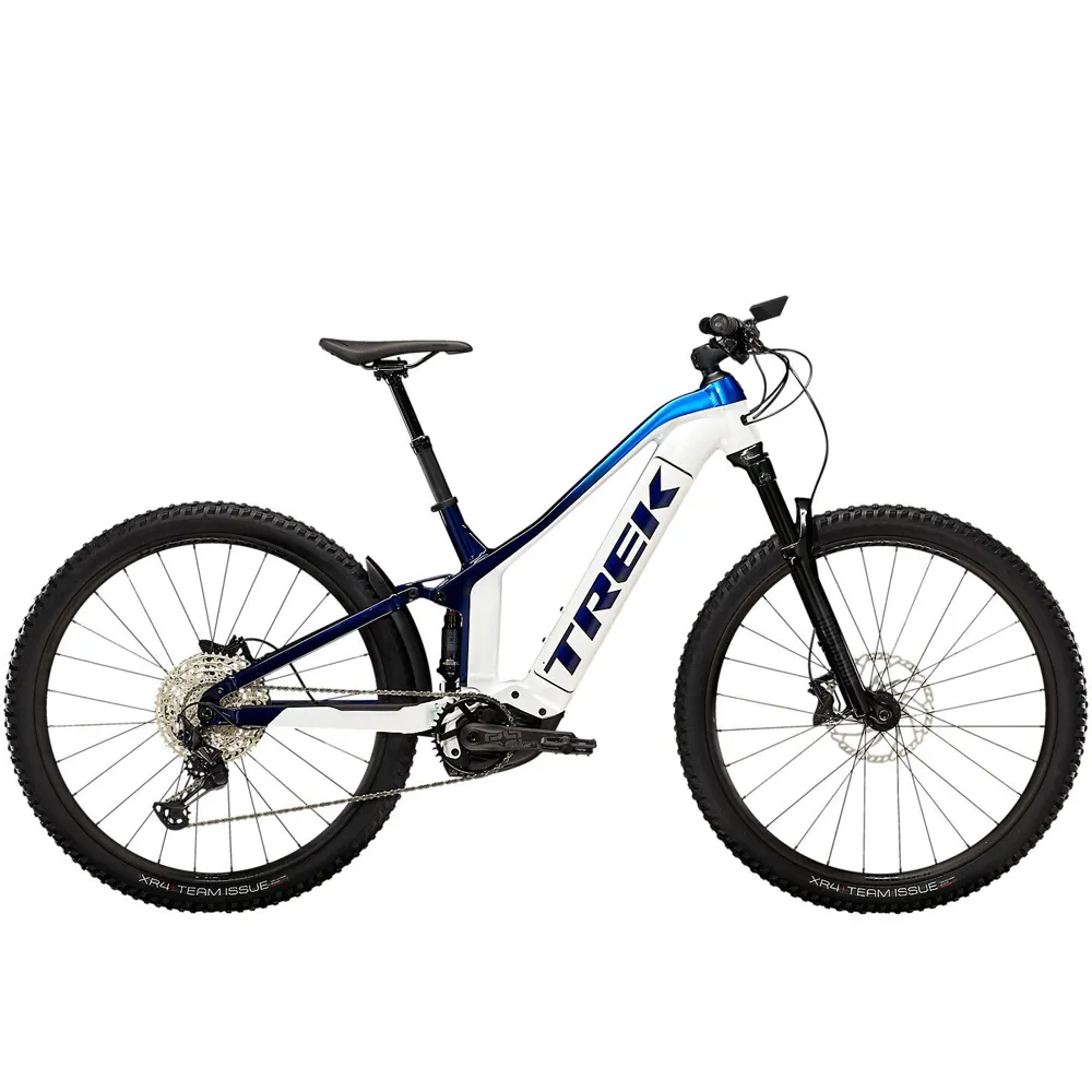 Trek Powerfly FS 7 Electric Mountain Bike 2022 White/Alpine/Blue