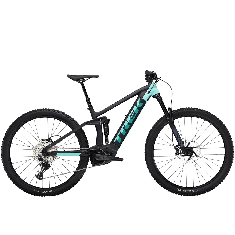 Trek Rail 5 Deore 500w Electric Mountain Bike 2022 Black/Miami Green