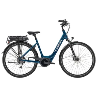 Trek Verve+ 1 Lowstep 400wh Electric Bike 2022 Dark aquatic