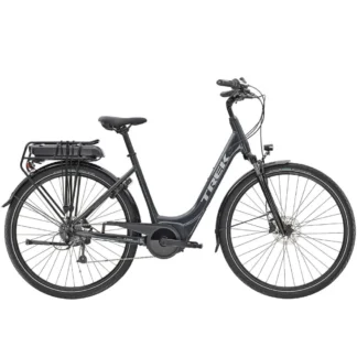 Trek Verve+ 1 Lowstep 500wh Electric Bike 2022 Solid Charcoal