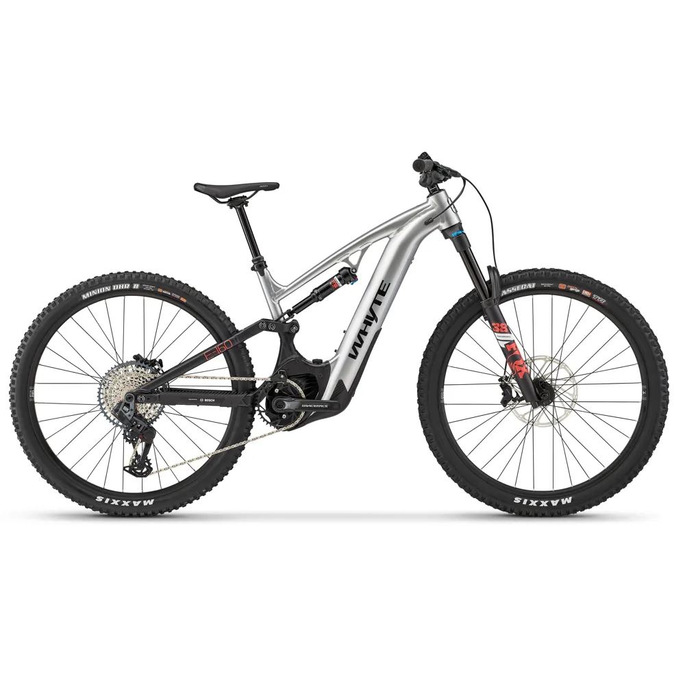 Whyte E-160 RS Electric Bike 2024 Gloss Silver/Matt Black