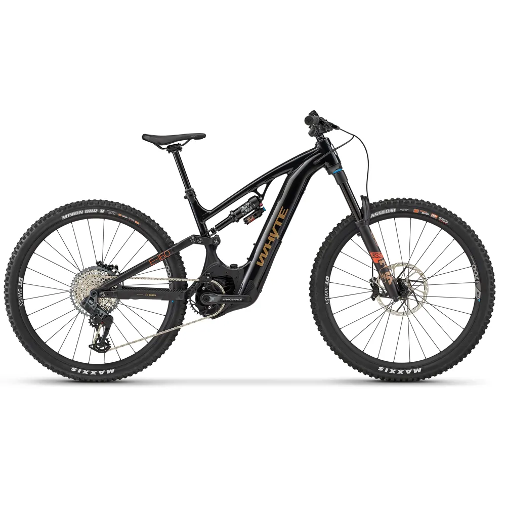 Whyte E-160 RSX Electric Bike 2024 Gloss Black/matt Black