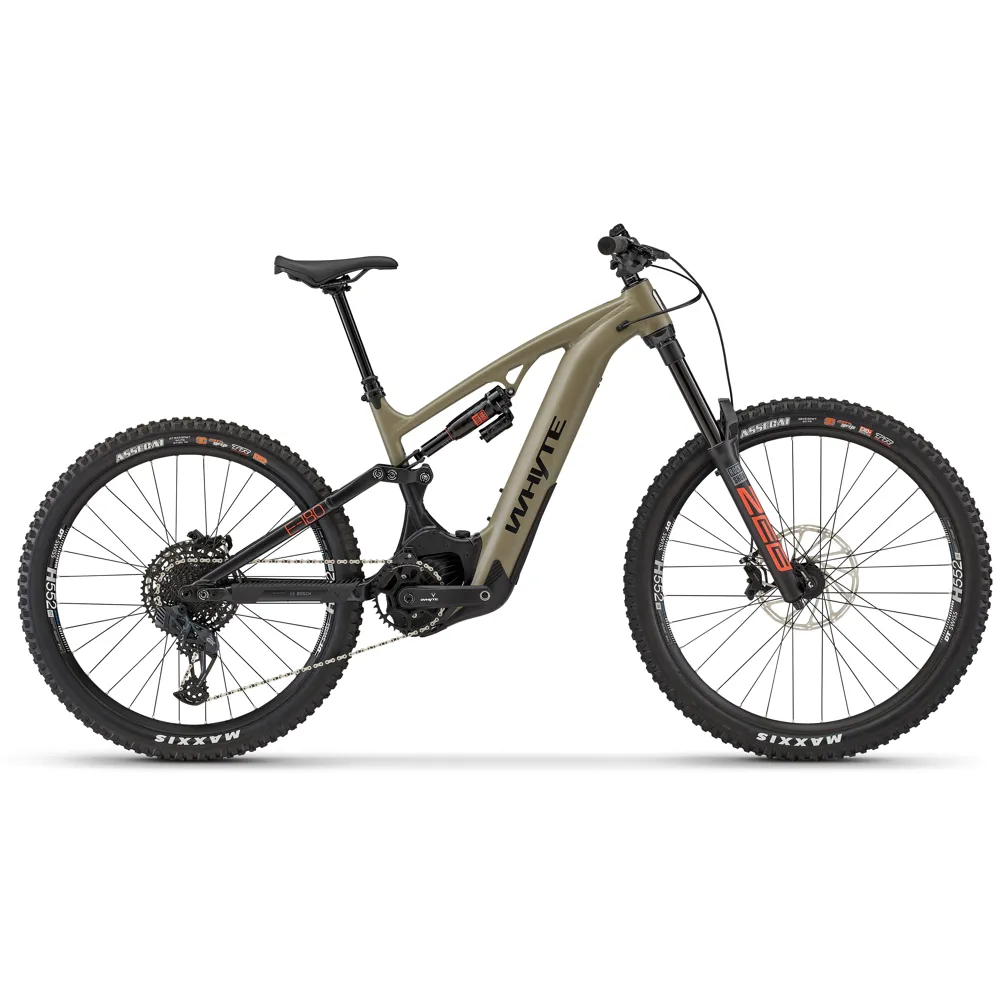 Whyte E-180 S Electric Bike 2024 Matt Olive/Matt Black
